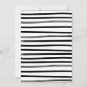 Photo Hand Drawnの波打ちブライダルゲーム 招待状 (裏面)