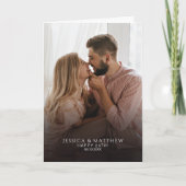 Photo Happy Anniversary Card サンキューカード (正面)