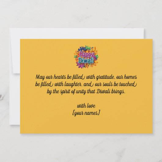 Photo Happy Diwali (裏面)