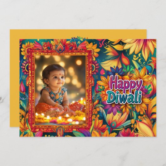 Photo Happy Diwali (正面/裏面)