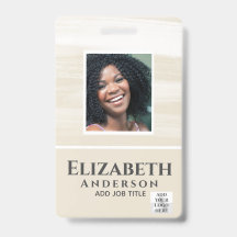 PHOTO-ID従業員VIPパス水色抽象的