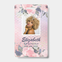 PHOTO ID – 従業員VIPパスガーリーグリッター花