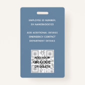 PHOTO ID – 従業員VIPパスガーリーグリッターGlam バッジ (裏面)