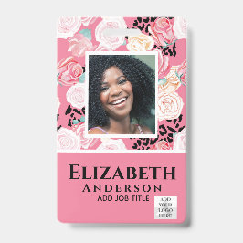 PHOTO ID – 従業員VIPパス – 花ガーリー咲 バッジ