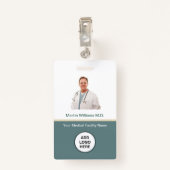 Photo ID Hospital Medicalプロフェッショナル名 バッジ (裏面クリップ)