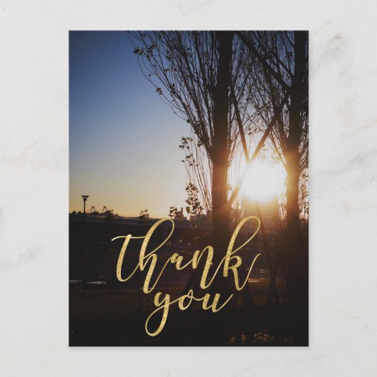 photo image card, thank you card ポストカード (正面)