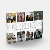 Photo In Glass Block 最高の Friends Gift フォトブロック (左)