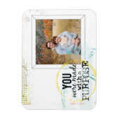 photo instagramフレーム感動的引用文 マグネット (縦)