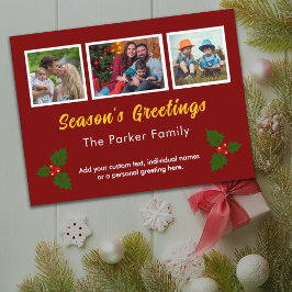 Photo Instagram Collage Holiday Postcard シーズンポストカード