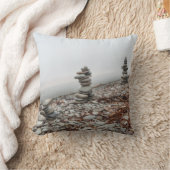 photo inukshuk クッション (ブランケット)