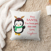 Photo I've Good Penguin Christmas Decor クッション (ブランケット)