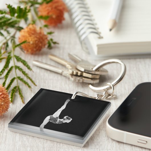 Photo keychain 2サイド追加2枚の写真 キーホルダー (正面右)