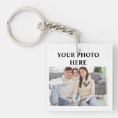 Photo Keychain, Custom Keychain With Photo, Custom キーホルダー (正面)