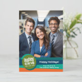 Photo Laughing Everying The Way Business カラフル Offi シーズンカード (スタンド正面)