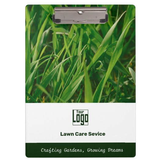 Photo Lawn Care Promotional Logo Motto QR code クリップボード (正面)