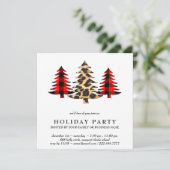 *~* PHOTO Leopard Plaid AP20クリスマスパーティー 招待状 (スタンド正面)