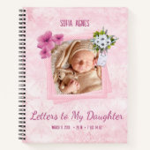 Photo Letters to my Daughter Keepsake Notebook ノートブック (正面)