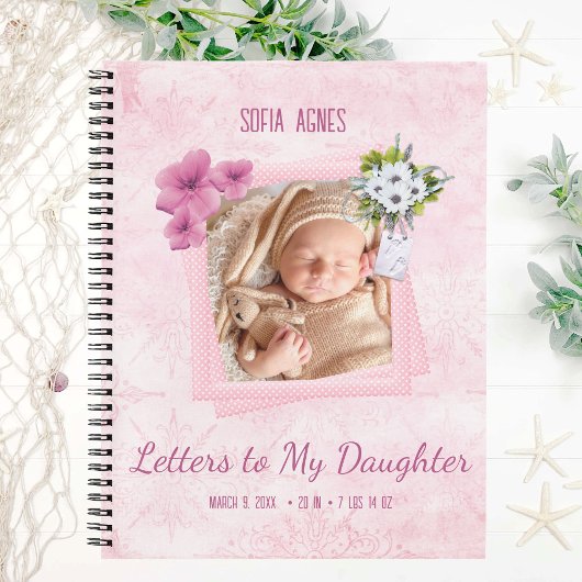 Photo Letters to my Daughter Keepsake Notebook ノートブック