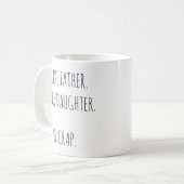 Photo Like Father Like Daughter コーヒーマグカップ (正面左)