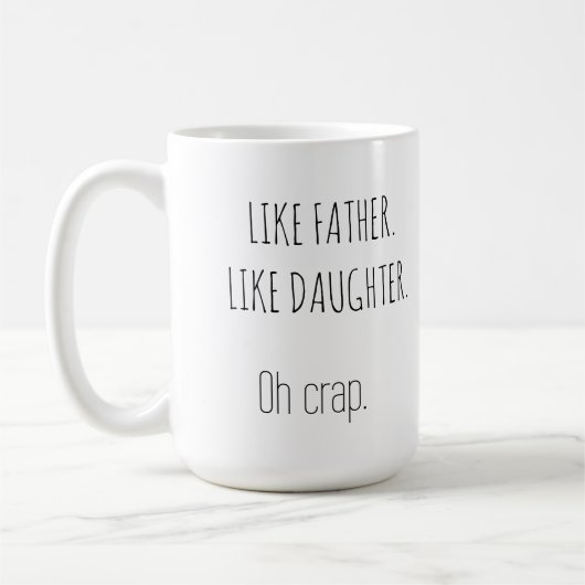 Photo Like Father Like daughter/son Coffee Mug コーヒーマグカップ (左)