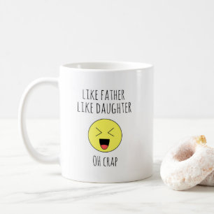 Photo Like Father Like duter /son コーヒーマグカップ