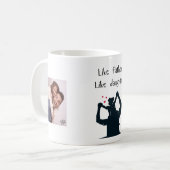 Photo Like Father/son コーヒーマグカップ (正面左)