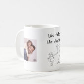 Photo Like Father/son コーヒーマグカップ (正面左)