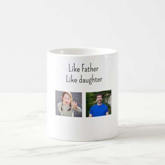 Photo Like Father/son コーヒーマグカップ (中央)