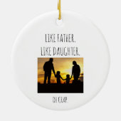 Photo Like Father/son セラミックオーナメント (裏面)