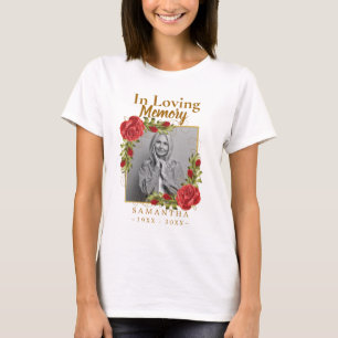 Photo Loving Memory Loss of Mother T-Shirt Tシャツ