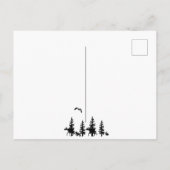 Photo Lumberjack 1st birthday boy invitation ポストカード (裏面)