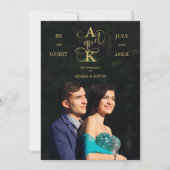 Photo Luxury Faux Golden Fancy Calligraphy (正面)