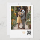 Photo Luxury Mediterranean Lemons & Flowers セーブザデート (裏面)