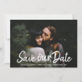 Photo Magnet Save the Date Wedding Invitation マグネット招待状 (正面)
