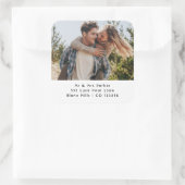 Photo Mailing Labels | Return Address Sticker Roll スクエアシール (バッグ)