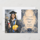 Photo Mechanical Engineer Graduation 案内状 (正面)