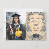 Photo Mechanical Engineering Graduation Party 案内状 (正面)