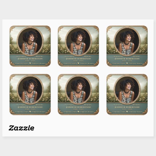 Photo Memorial スクエアシール (シート)