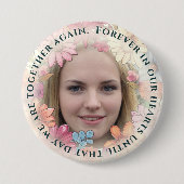 Photo Memorial and Flowers Button 缶バッジ (正面)
