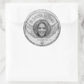 Photo Memorial in愛する記憶の中クラシック容ラウンドスティー ラウンドシール (バッグ)