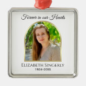 Photo Memorial Keepsake Christmas Ornaments メタルオーナメント (正面)