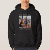 Photo Memory Custom Hoodie with Your Text パーカ (正面)