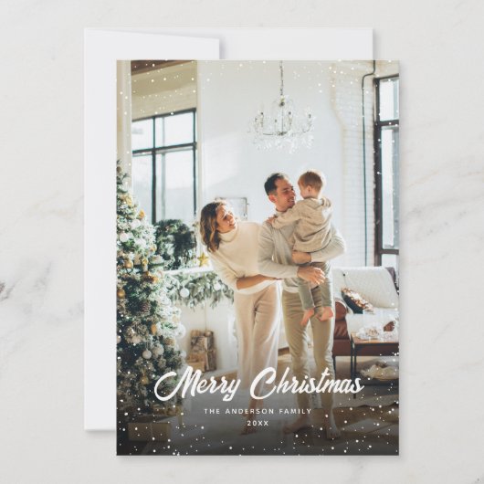 Photo Merry Christmas シーズンカード (正面)