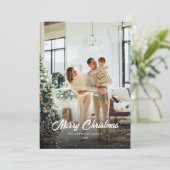 Photo Merry Christmas シーズンカード (スタンド正面)