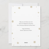 Photo Merry Christmas シーズンカード (裏面)