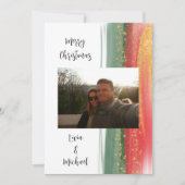 Photo Merry Christmas Card 招待状 (正面)