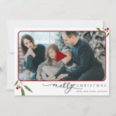 Photo Merry Christmas QR Code Holiday Video (正面)