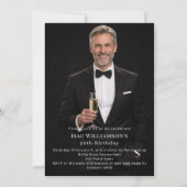 Photo milestone birthday 招待状 (正面)