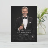 Photo milestone birthday 招待状 (スタンド正面)