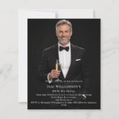 Photo milestone birthday invitation (正面)